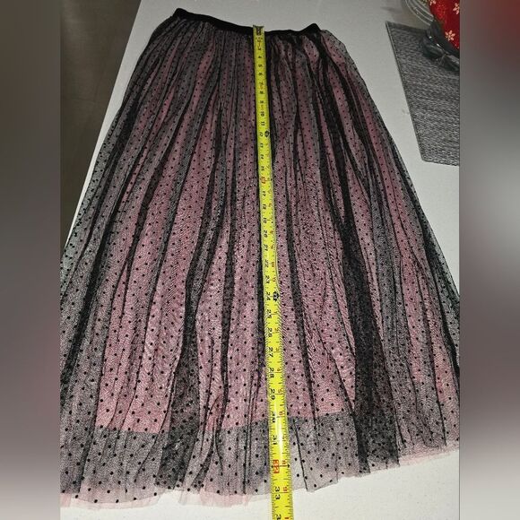 Zara Flare Polyester Skirt for Woman - Picture 9 of 10